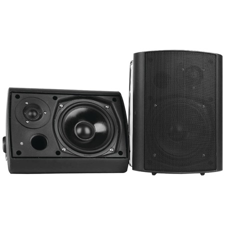 PYLE Indoor/Outdoor 6.5" Wall-Mount Bluetooth Speaker System (Black) PDWR62BTBK